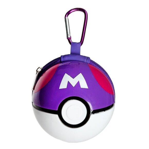 Pokemon 3D Master Ball 3D Carabiner Zip Pouch - Picture 1 of 5